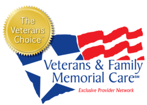Veterans & Family Memorial Care Logo.