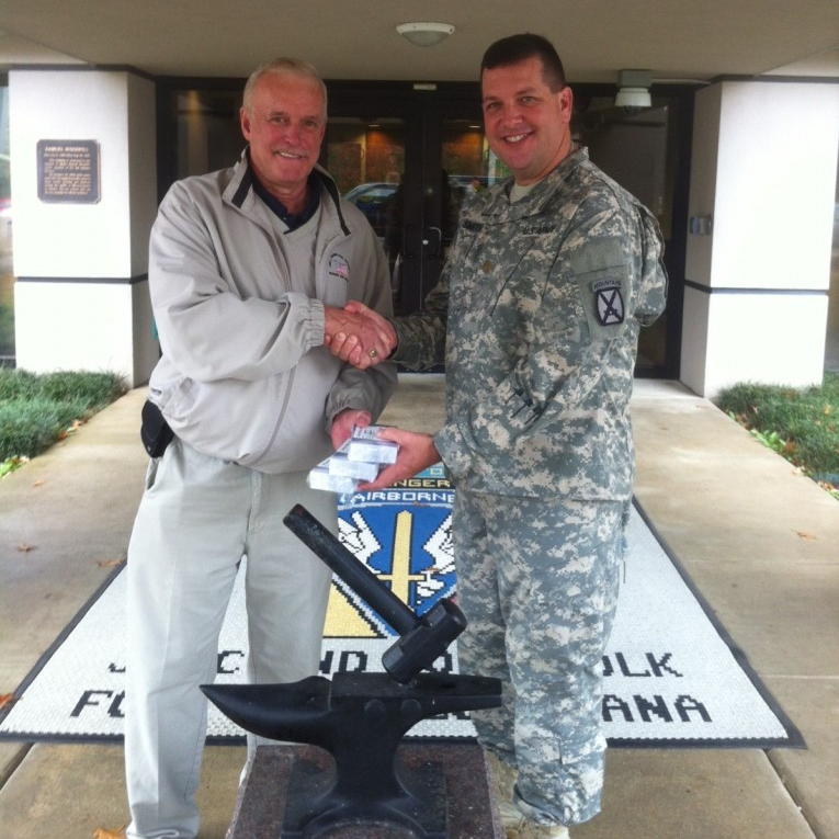Cell Phones For Soldiers and Capital One partnership donates calling cards to U.S. Army bases, October 2013.